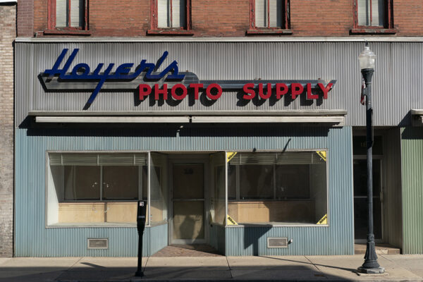 Changing Landscapes: The Empty Facade of Hoyer's Photo Supply